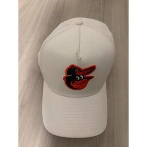 New Era 9FORTY Baltimore Orioles MLB Snapback Hat White Cartoon Bird Cap One Siz